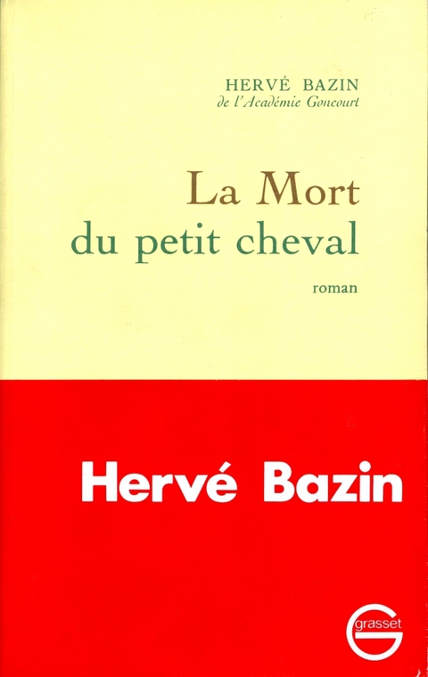 Cover image for book La mort du petit cheval