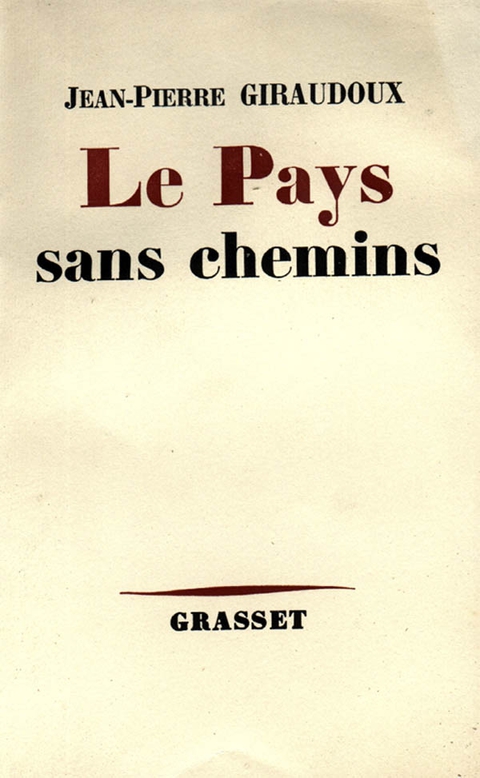 Cover image for book Le pays sans chemins