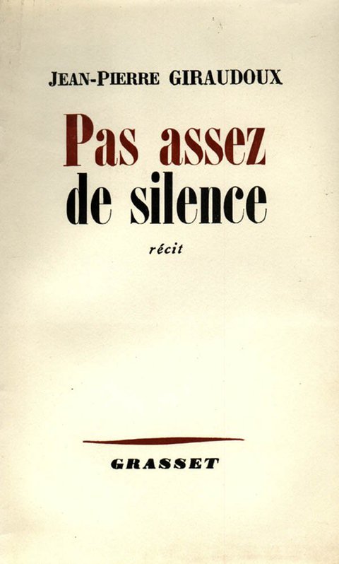 Cover image for book Pas assez de silence