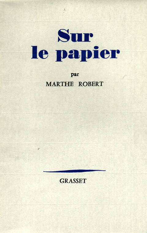 Cover image for book Sur le papier
