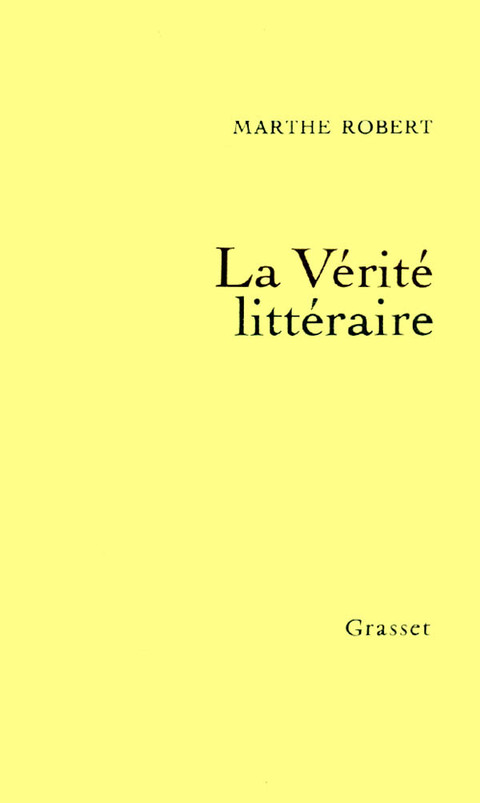 Cover image for book La vérité littéraire