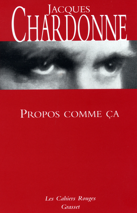 Cover image for book Propos comme ça