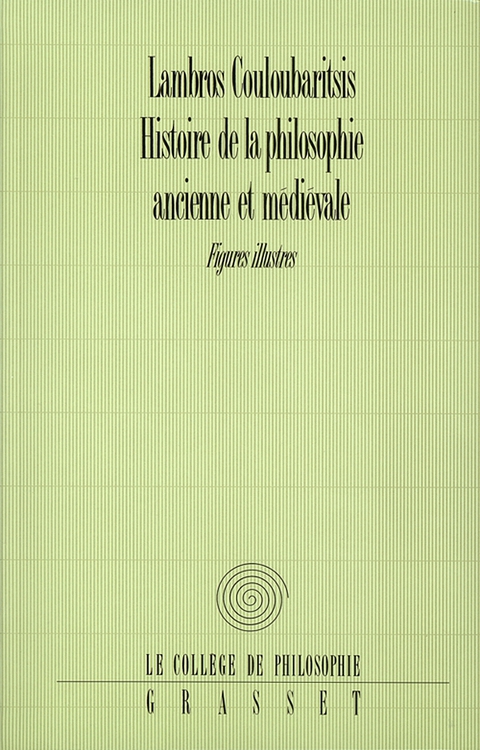 Cover image for book Histoire de la philosophie ancienne et médiévale