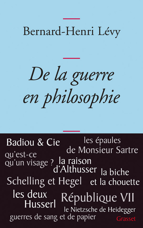 Cover image for book De la guerre en philosophie