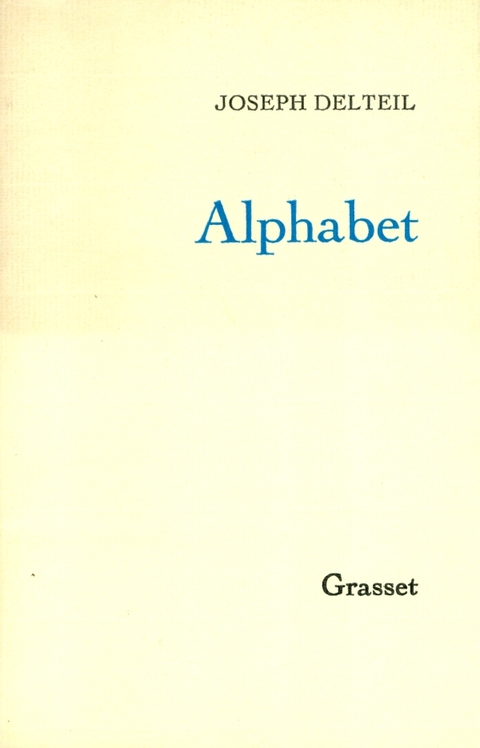 Cover image for book Alphabet