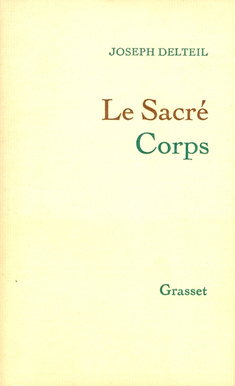 Cover image for book Le sacré corps