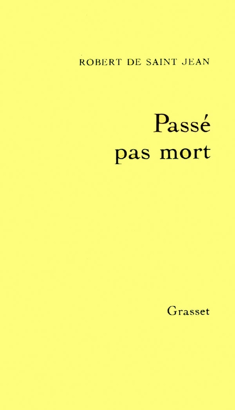 Cover image for book Passé pas mort
