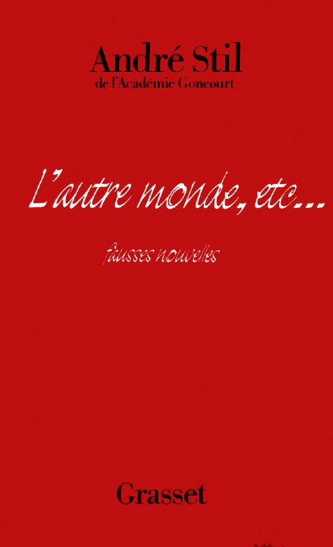 Cover image for book L'autre monde, etc.