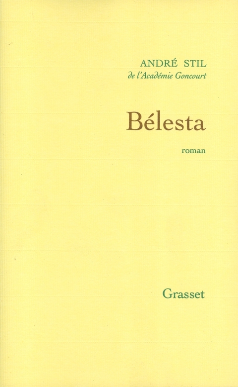 Cover image for book Belesta