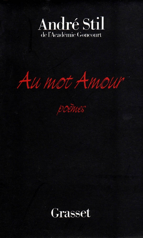 Cover image for book Au mot amour