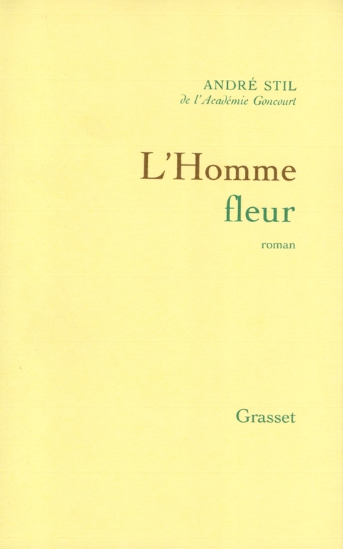 Cover image for book L'homme fleur