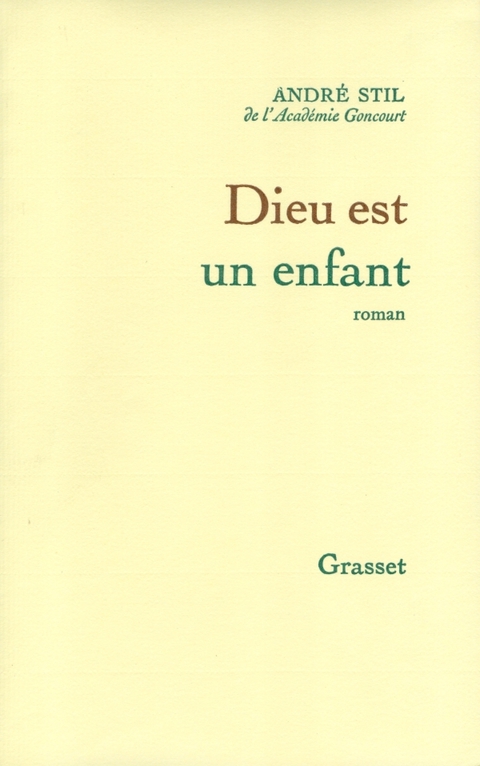 Cover image for book Dieu est un enfant