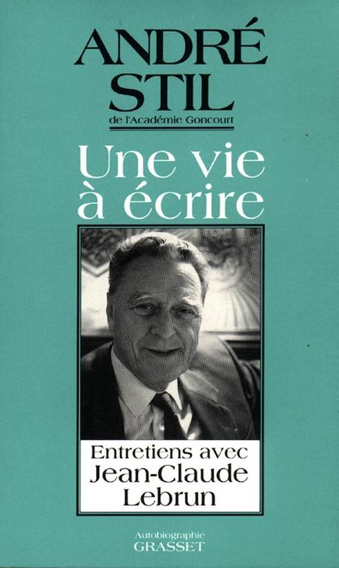 Cover image for book Une vie à écrire