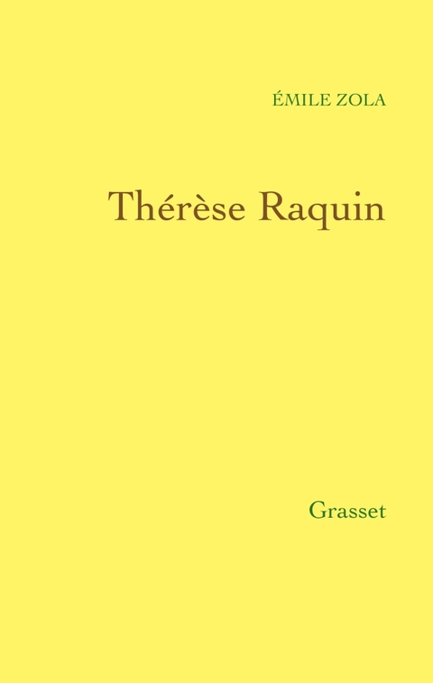 Cover image for book Thérèse Raquin