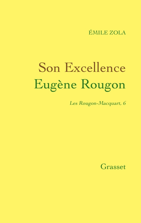 Cover image for book Son Excellence Eugène Rougon