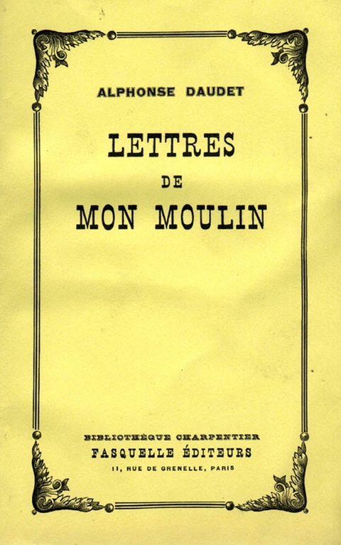 Cover image for book Lettres de mon moulin