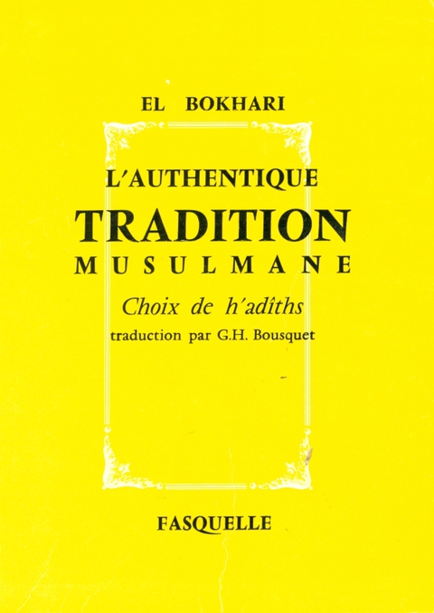 Cover image for book L'authentique tradition musulmane
