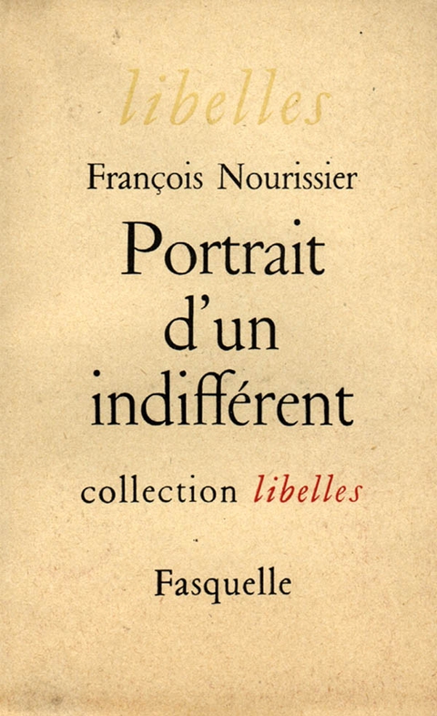 Cover image for book Portrait d'un indifférent