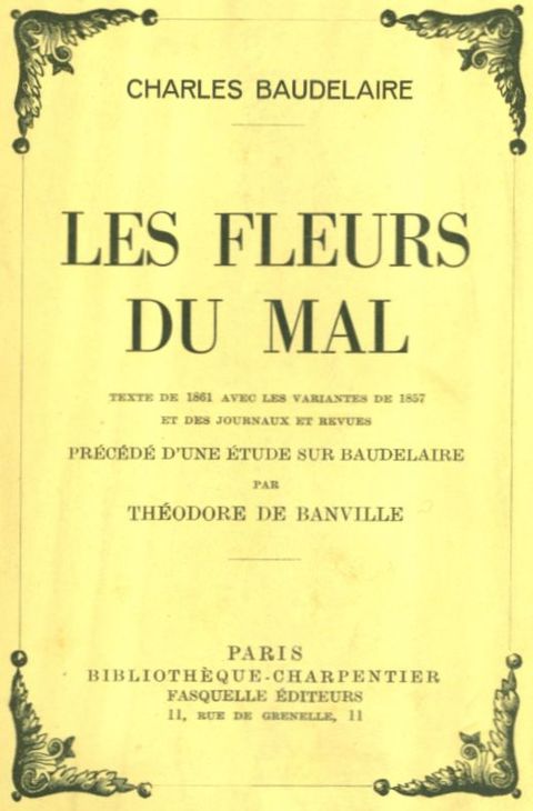 Cover image for book Les fleurs du mal