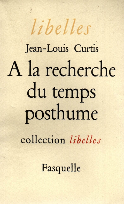 Cover image for book À la recherche du temps posthume