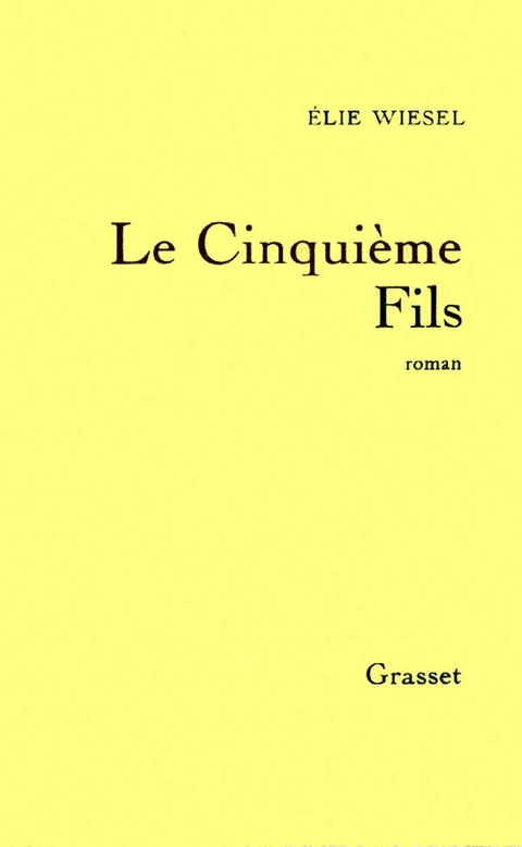 Cover image for book Le cinquième fils