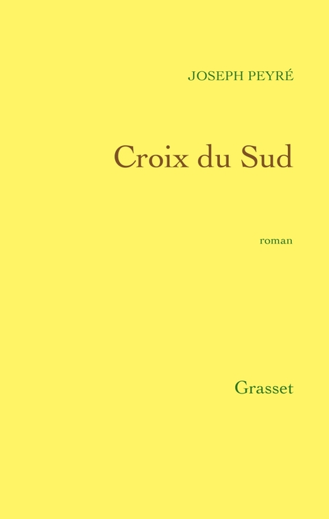 Cover image for book Croix du Sud