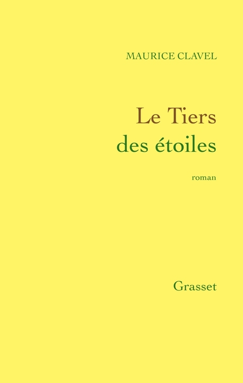 Cover image for book Le tiers des étoiles