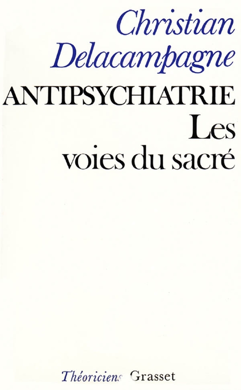Cover image for book Antipsychiatrie