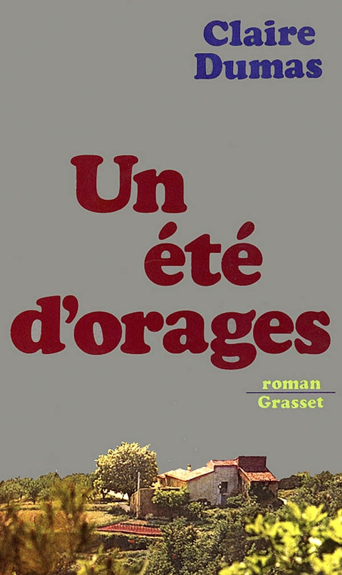 Cover image for book Un été d'orages