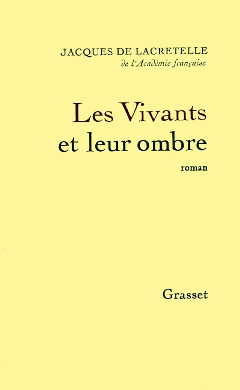 Cover image for book Les vivants et leur ombre