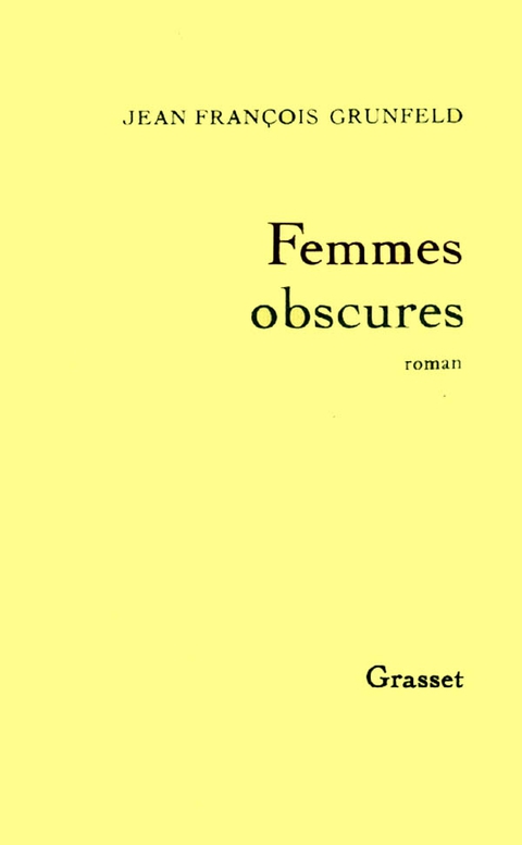Cover image for book Femmes obscures