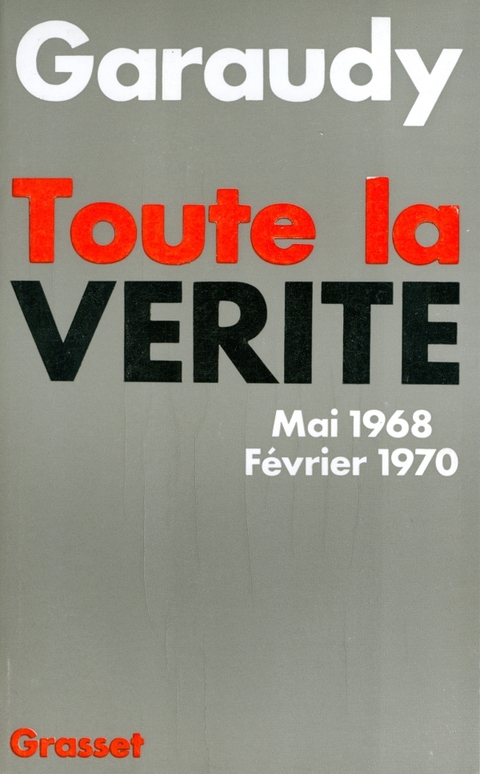 Cover image for book Toute la vérité