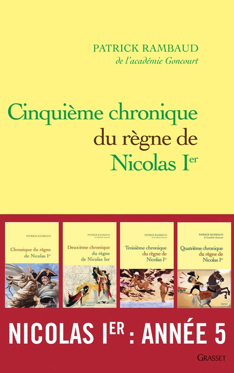 Cover image for book Cinquième chronique du règne de Nicolas Ier