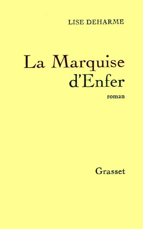 Cover image for book La Marquise d'Enfer