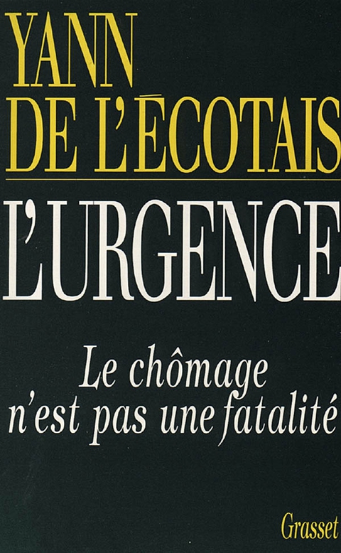 Cover image for book L'urgence