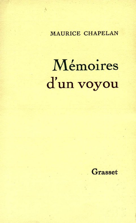 Cover image for book Mémoires d'un voyou