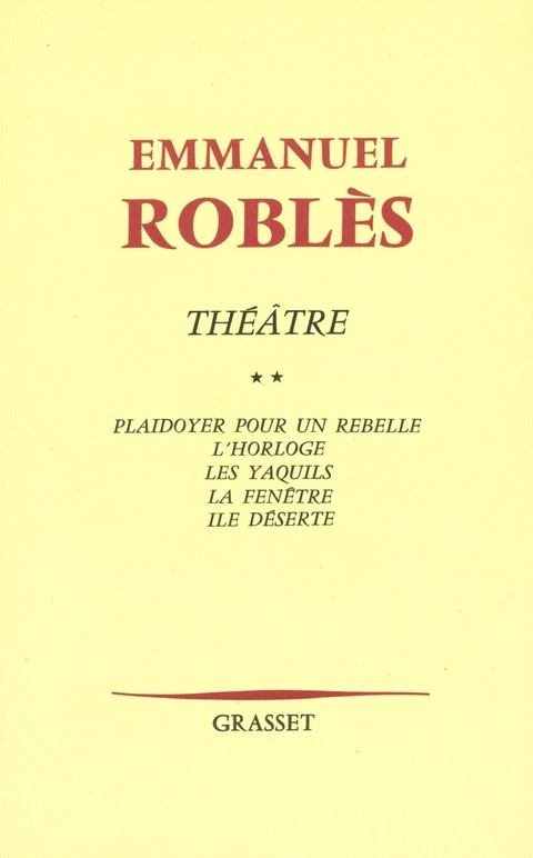 Cover image for book Théâtre, tome 2