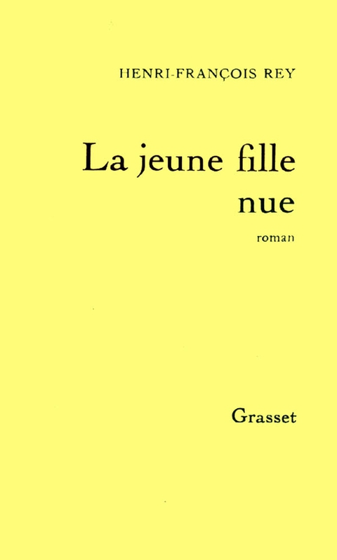 Cover image for book La jeune fille nue