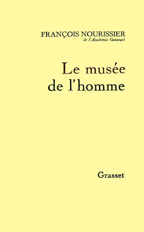 Cover image for book Le musée de l'homme