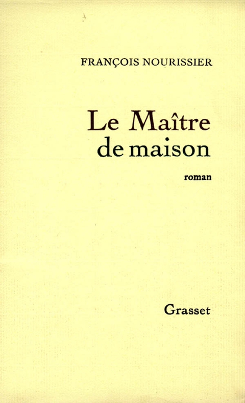 Cover image for book Le Maître de maison