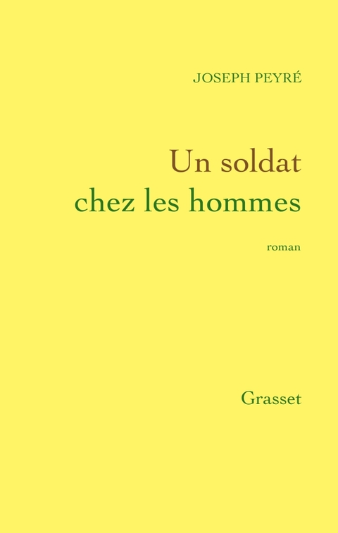 Cover image for book Un soldat chez les hommes