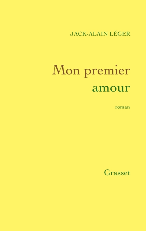 Cover image for book Mon premier amour