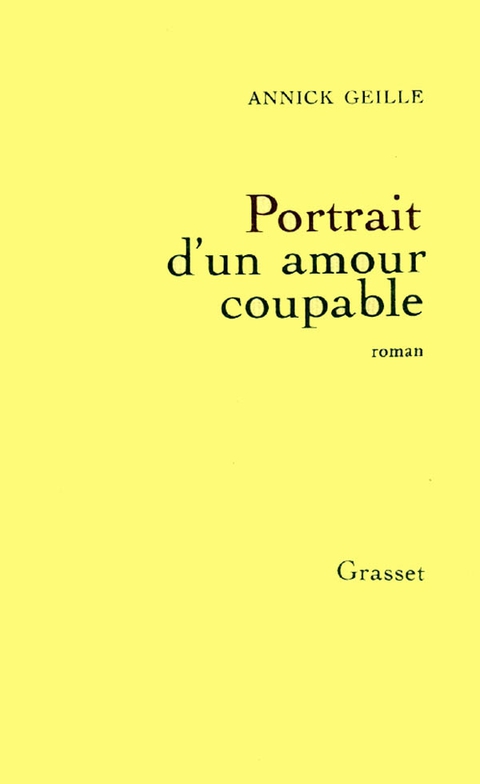 Cover image for book Portrait d'un amour coupable