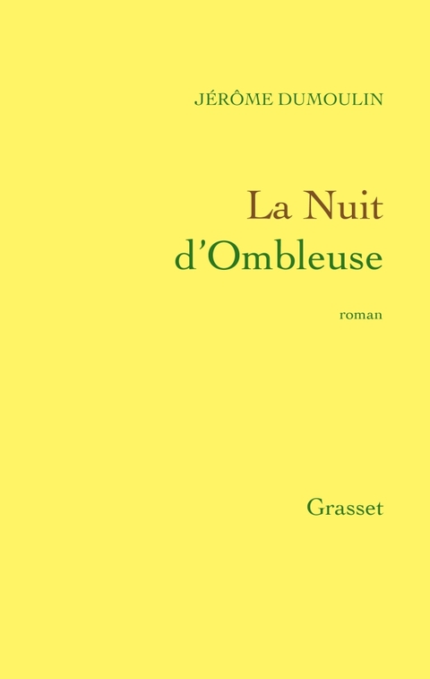 Cover image for book La Nuit d'Ombleuse
