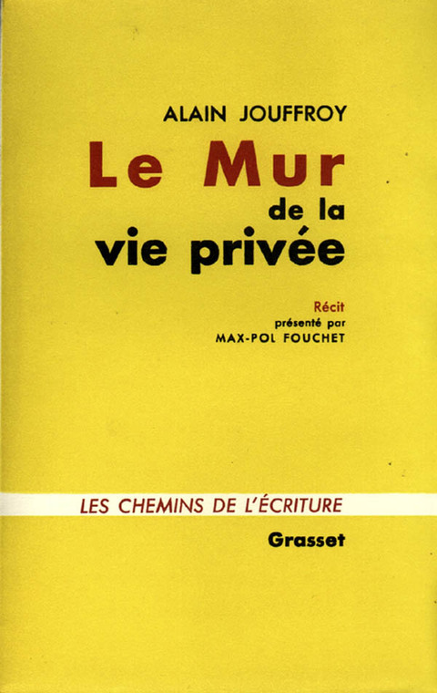 Cover image for book Le mur de la vie privée