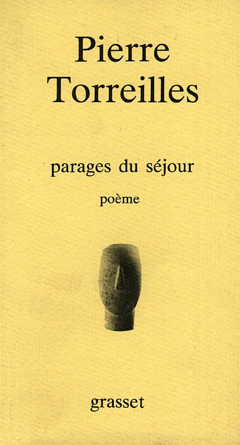 Cover image for book Parages du séjour