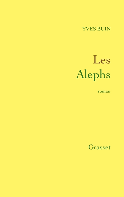 Cover image for book Les Alephs