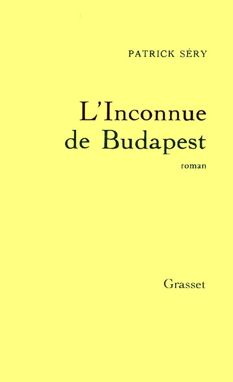 Cover image for book L'inconnue de Budapest