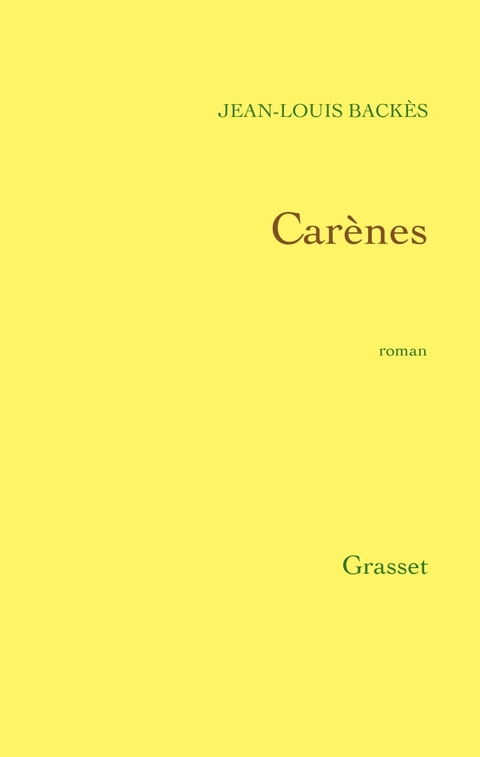 Cover image for book Carènes