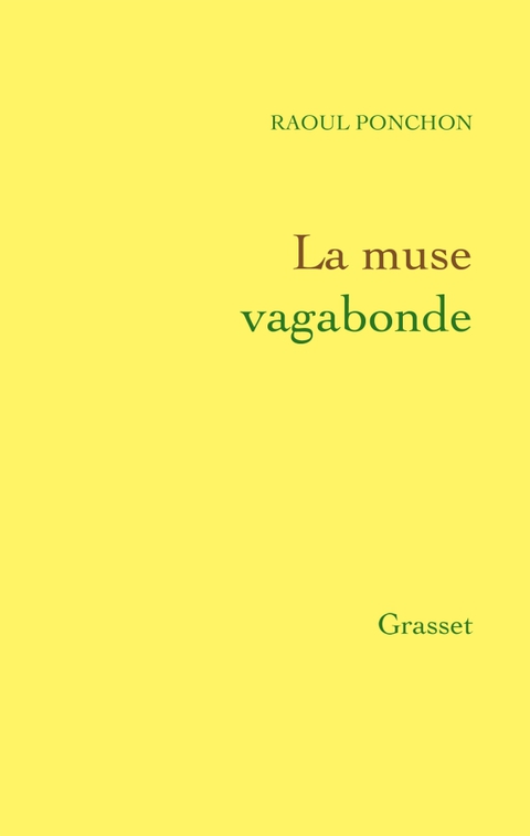 Cover image for book La muse vagabonde
